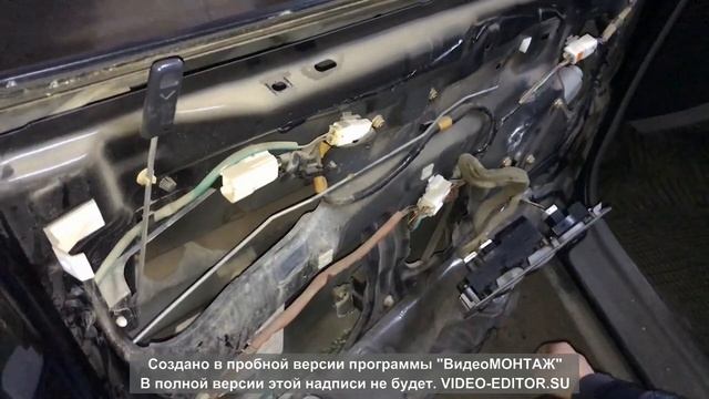 Замена бокового стекла мазда 323