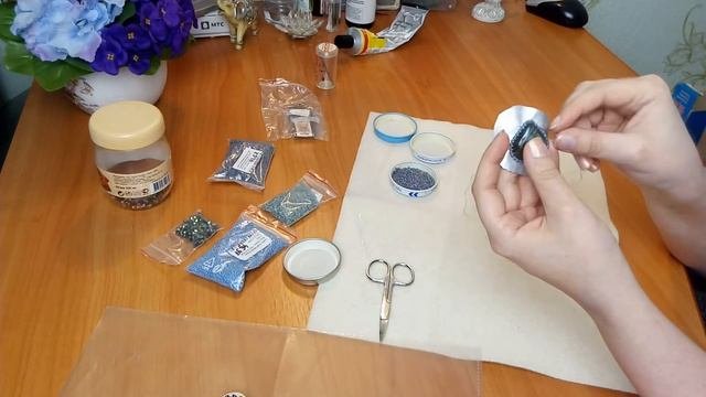 Мастер класс по кулону  Часть 2  Мозаичная оплетка кабошона
