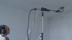 Супер оборудование!!! Шлифовка потолка до 3,6 метра высотой с пола, собственная разработка