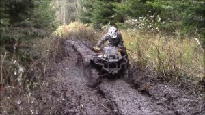 Роем траншею на квадроциклах BRP засадили CFMOTO 450L & RENEGADE 800