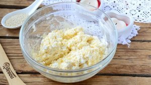 Творожные бублики с сыром