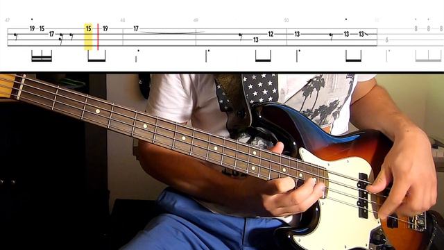 Queen - We Are The Champions /// BASS LINE [Play Along Tabs] смотреть онлайн