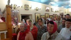 Символ веры в исполнении хора, диакона и верующих тюльганцев