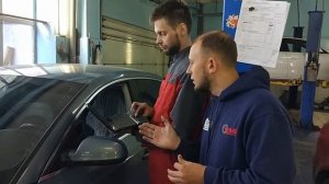 Audi A5 замена задних колодок, замена масла в КПП