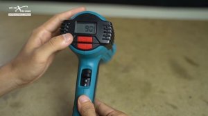 Máy Thổi Nóng Cao Cấp Makita HG6530V | Hiển Thị Nhiệt Độ Chính Xác, Nút chỉnh nhiệt độ từ 50-605 độ