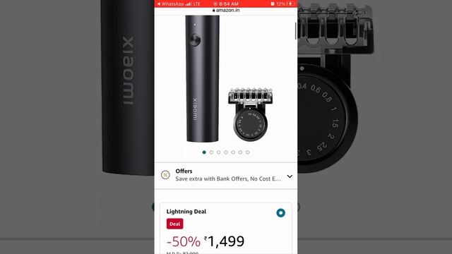 New Launched | Xiaomi Uniblade Trimmer For Shaving & Trimming at 1499. #bigdeal #amazon