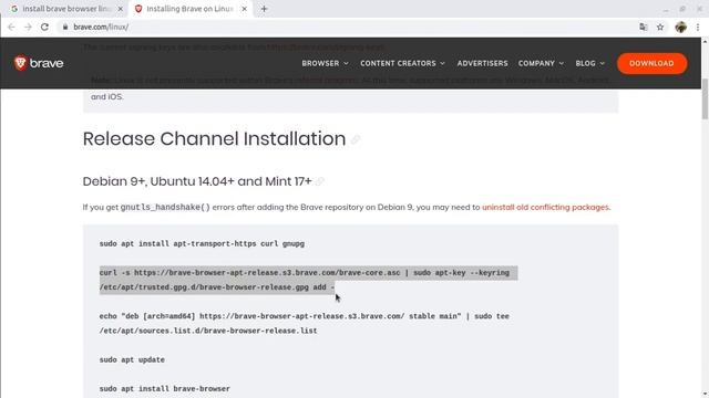 Install Brave Browser on Linux (Ubuntu 20.04) смотреть онлайн