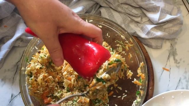 Постные голубцы и фаршированный перец