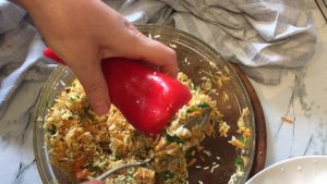 Постные голубцы и фаршированный перец