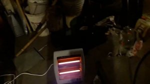 Обогрев гаража инфракрасными электрическими обогревателями.