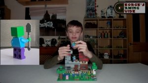 LEGO Minecraft The Crafting Box 3.0 - Castle (21161) Build and Review