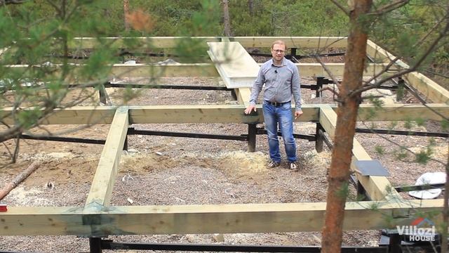 Принимаем обвязку свайного фундамента деревянным брусом СИП дома. Сам себе технадзор