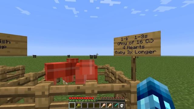 Minecraft Mod Showcase: Better Breeding Mod - Purposeful Animal Breeding!