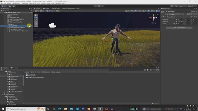 1. Learn RPG game development in Unity using RPG Builder - Tutorial 1: Character Creation