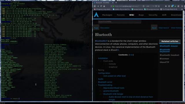arch linux and bluetooth headset смотреть онлайн