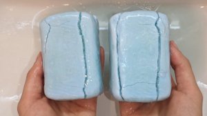 РАЗМОКШЕЕ МЯТНОЕ МЫЛО - SOAKED SOAP! ЖМЯК ЖЕСТКОЙ ГУБКОЙ!  ВИДЕО АНТИСТРЕСС!