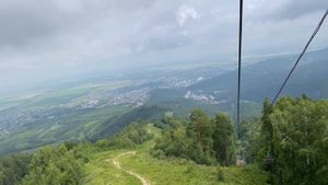 Гора Церковка Белокуриха Кресельная канатная дорога
