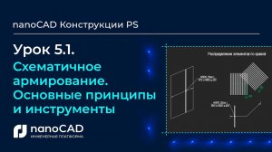 Схематичное армирование. Основные принципы и инструменты nanoCAD Конструкции PS