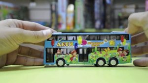 ТехноПарк 1:43 Автобус экскурсионный Дети 132175