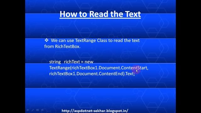 How to add, read, clear text or content in RichTexBox in WPF смотреть онлайн
