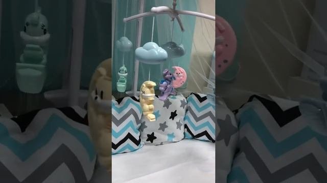 Мобиль музыкальный «Облака.Лодочки»