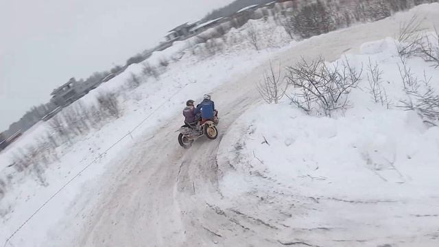 Ралли на снегоходах, мотиках и квадриках. смотреть онлайн
