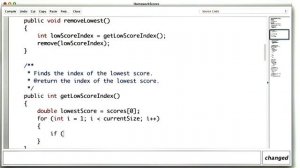 Find Lowest Scoring Position - Intro to Java Programming