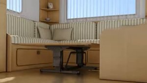 Стол трансформер Kesseböhmer для автодома