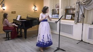 А. Дювернуа Концертино. Исп. Саломея Царахова (флейта) 13 лет, концертмейстер Евгения Кудоя