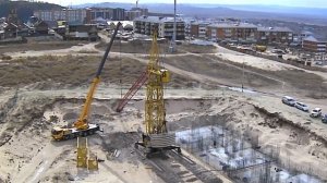 Как собирают башенный кран? ДОЛГО! Его собирали 8 ДНЕЙ! Башенный кран КБ-403