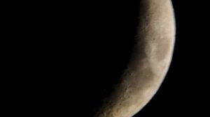 Moon at 120x Mag Celestron TravelScope 70