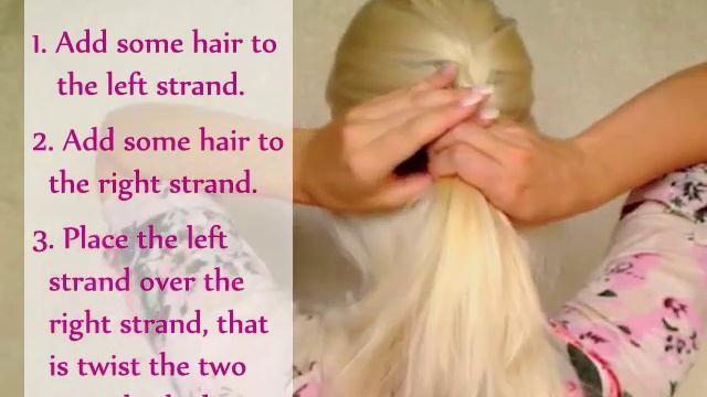French rope braid tutorial Прически на каждый день своими руками смотреть онлайн