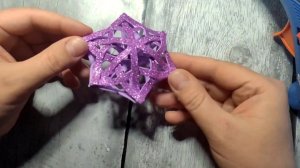 Украшение на елку, снежинка,фоамиран