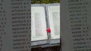 Воинское захоронение в деревне Давыдово Старорусского района Новгородской области май 2019