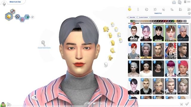 The Sims 4 Male Hair CC Mods Folder (11GB) смотреть онлайн