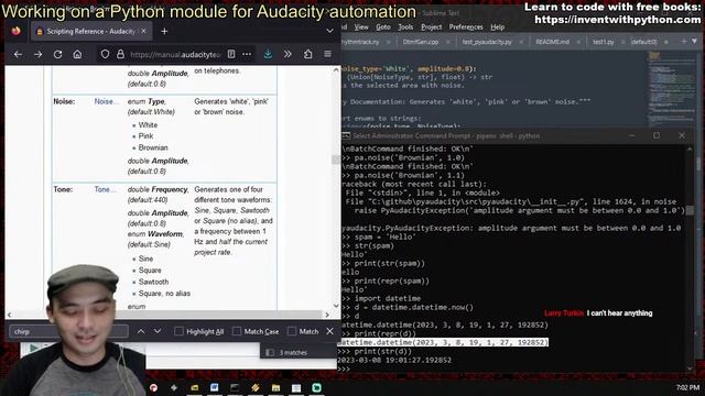 Coding with the author of "Automate the Boring Stuff with Python"
