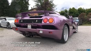 Insanely LOUD Lamborghini Diablo SE30 Special Edition with Straight Pipe Exhaust