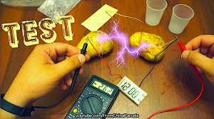 ? О ЧУДО!!!  ⚡ ХАЛЯВНОЕ ЭЛЕКТРИЧЕСТВО ИЗ КАРТОШКИ, ВОДЫ И Т.Д.