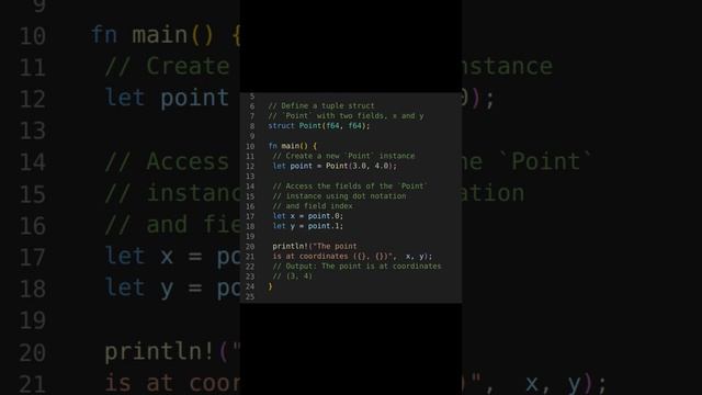 Rust Tuple Structs: Lightweight Data Structures