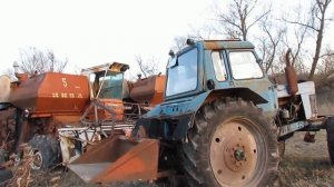 Навесил на МТЗ-80 самодельную ДИСКОВУЮ БОРОНУ
