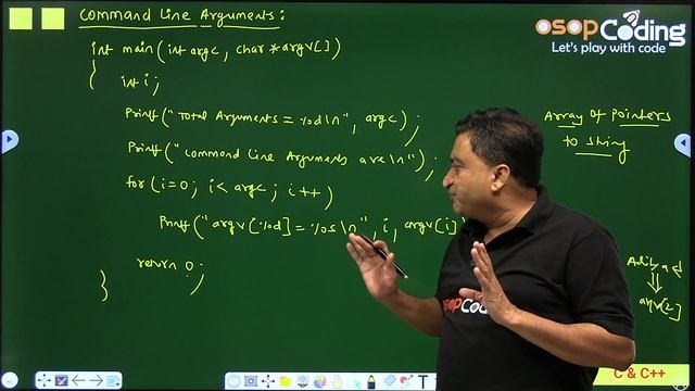#Lecture144 - Command line arguments in C  Using VS Code & Turbo C++ | C/C++ for beginner | C/C++