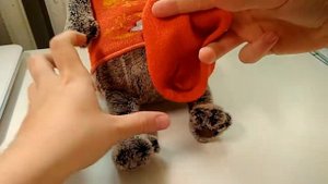 Как сделать одежду для Басика из носка
