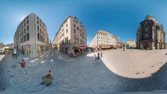 Dresden Frauenkirche VR 360 travel video Дрезден, церковь Богородицы. смотреть онлайн