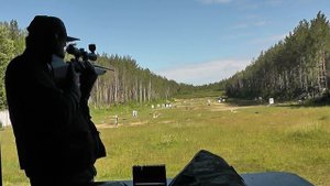Тренировка стрельбы из винтовки стоя без упоров 45 очков из 50