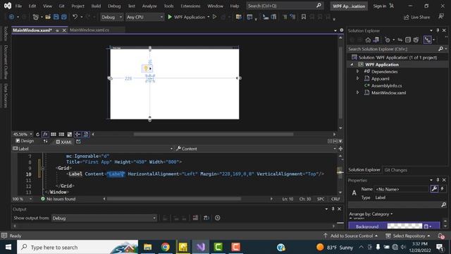 Create The WPF Application Desktop App In Visual Studio 2022