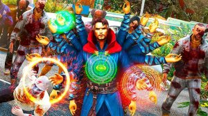 ДОКТОР СТРЭНДЖ ПРЕВРАТИЛСЯ в ЗОМБИ в МУЛЬТИВСЕЛЕННОЙ БЕЗУМИЯ ГТА 5 МОДЫ! ОБЗОР МОДА в GTA 5 ВИДЕО