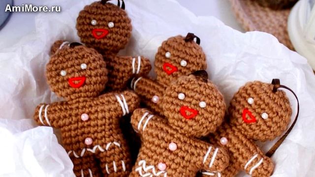 Амигуруми: схема Пряник. Игрушки вязаные крючком - Free crochet patterns.