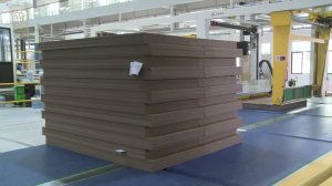 Сухая часть KAITUO в составе гофроагрегата FOSBER