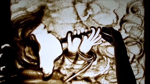 Легенда о дудуке. Песочная анимация Амалии Малхасян (художественная мастерская "Дом Солнца") смотреть онлайн