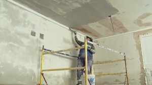 На третьем этаже детского технопарка «Кванториум» полным ходом идут ремонтные работы